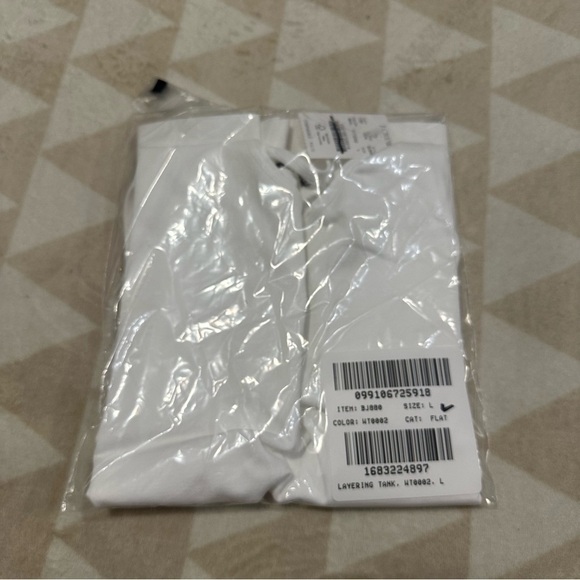 J crew reversible tank top white vneck layering - Picture 3 of 5